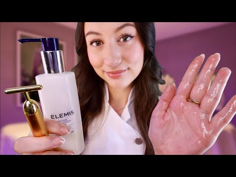 ASMR The BEST Spa Facial & Massage Roleplay 🌸 10 Step Korean Facial Soft Spoken