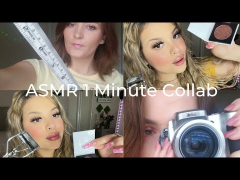 ASMR 1 Minute Cranial nerve exam, Make Up, Measuring, Photoshoot, Dentist collab with @Sabrina ASMR