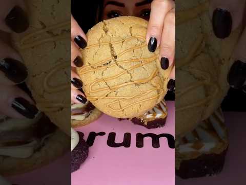 Why is this cookie SO good! #asmr #crumbl #cookies #food #eat #short
