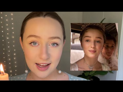 asmr bridgerton inspired makeup look (attempt) (doing my makeup #3)