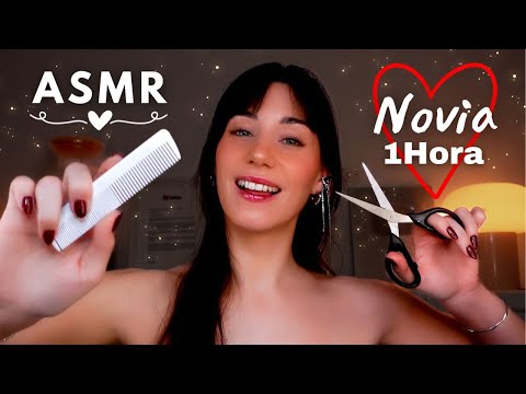 ASMR ❤️ TU NOVIA TE CORTA EL PELO, TE CUIDA & SPA 🌙 Roleplay Peluquería Español