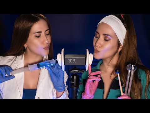 👯 Gemelas ASMR | Limpieza de Oídos Realista para dormir (Roleplay Médico)