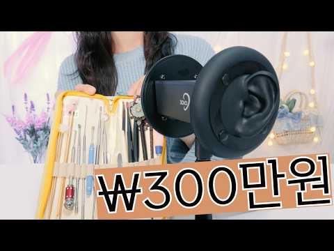 ASMR | 드디어 300만원짜리 마이크 샀습니다…소리 대박👀(귀청소20가지 사운드테스트) | $3000 Mic!!! (3Dio Pro2 TEST) | ENG SUB