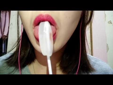 ASMR Eating Lollipop