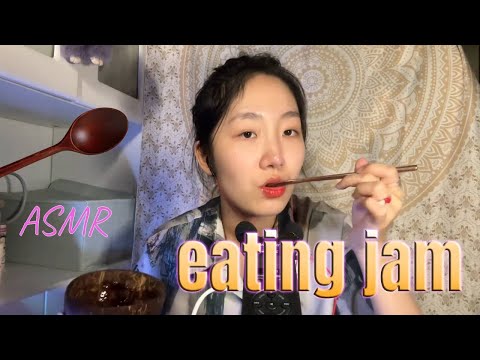 ”KC Sleeping Aid” eating jam🍉 interesting and good sleep 🌙💤 #acmp #asmr