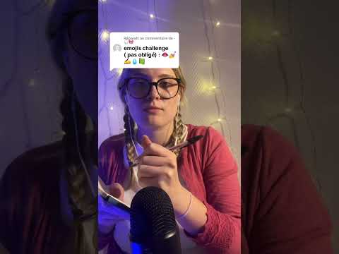 - emoji challenge accepté ! 🫶🏻 #emojichallenge #emojichallengeasmr #asmr #asmrsounds #asmrvideo