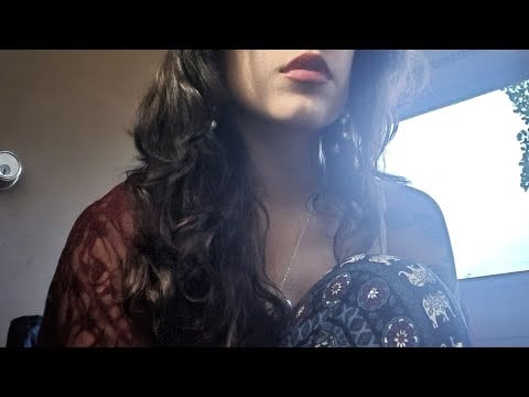 ASMR ♡ soft spoken outside ramble (beep boop)
