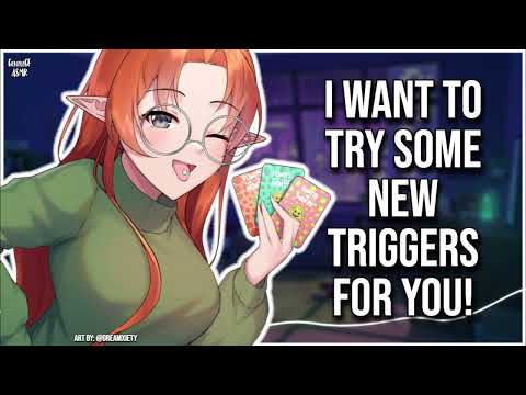 3DIO | ASMR Streamer Girlfriend Tests Popular Trigger Words, Mouth Sounds & Ear Noms on You 🎮