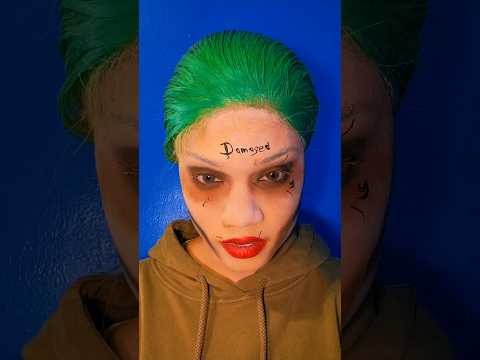joker makeup for halloween 🎃❣️#joker #jokermakeup #halloweenmakeup #makeuphalloween