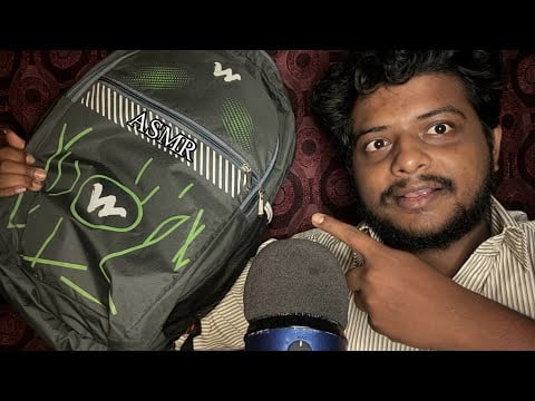 ASMR What’s In My School Bag ?