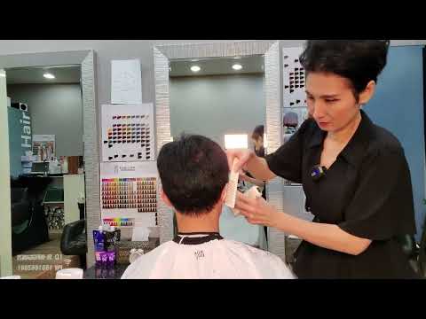 Korean Hair salon ASMR (visual and auditory activation) I hope you enjoy the long video!!