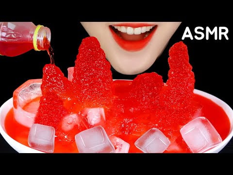 INSTANT ICE ASMR ICE CUP, ICE SPOON, ICE MUKBANG NO TALKING