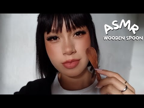 ASMR WOODEN SPOON, MOUTH SOUNDS