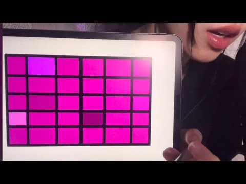 ASMR] 컬러테스트 받아보세요/color test 🌈✏️