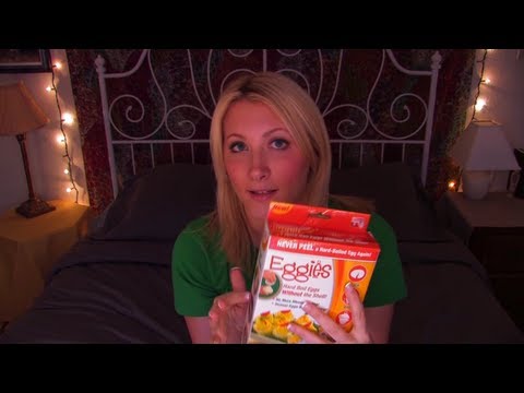 Thrifty Thursday: Eggies & Mini Ice Cubes - ASMR - Soft Spoken, Ice & Pouring Sounds