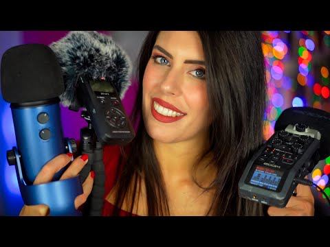 ASMR ita - 🎙 BATTAGLIA TRA MICROFONI (ZOOM H6 vs TASCAM DR-07X vs BLUE YETI)