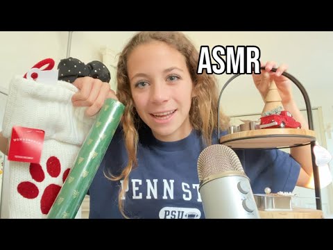 ASMR a random christmassy Target haul!💗