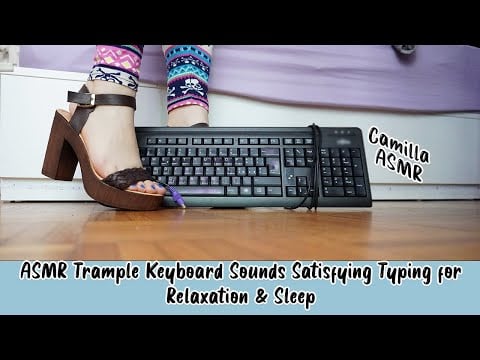 ASMR Trample Keyboard Sounds Satisfying Typing for Relaxation & Sleep