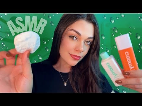 ASMR: Skincare Relaxante No Seu Rosto 🧴🌸