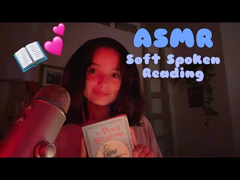 ASMR soft spoken reading💕📖