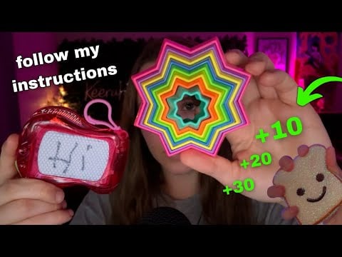 Follow My Instructions ASMR But You Gain Points As You Watch (different for everyone)