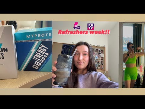 Day in my life at Uni! *Refreshers week* 🍹🎓