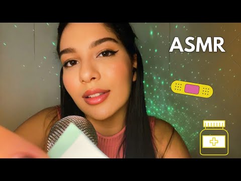 ASMR | CUIDANDO DO SEU MACHUCADO👩‍⚕️💊 #asmrvideo