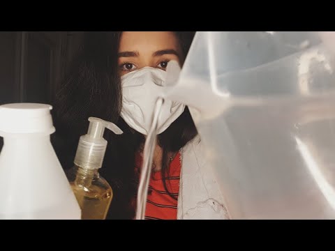 ASMR *HIGIENIZANDO VOCÊ* depois de um longo dia (Sons de Água/Water, Tapping, Mouth Sounds e Mais)