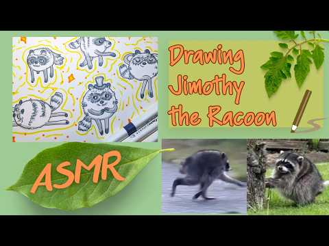 ASMR Drawing Jimothy with markers and pens Soft Spoken