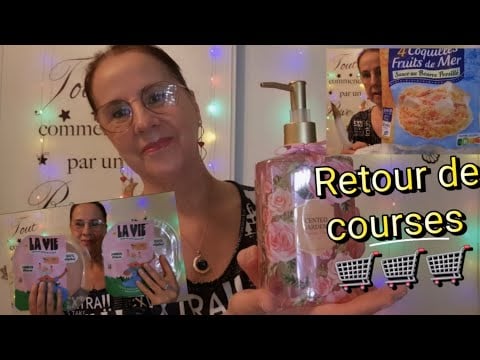Asmr français: Retour de courses 🛒🛒🛒