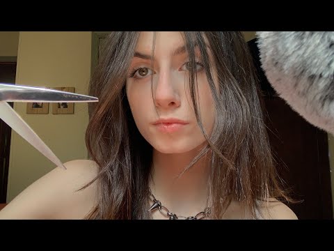 asmr- friend gives you a haircut 💓 (fast and aggressive)