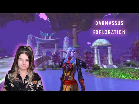 ASMR | Darnassus Exploration in World of Warcraft (Classic) with Ambience