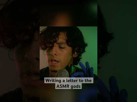 Writing a tiny letter to the sleep gods #ASMR #whatisbrodoing  #tingles #sleep #relaxation