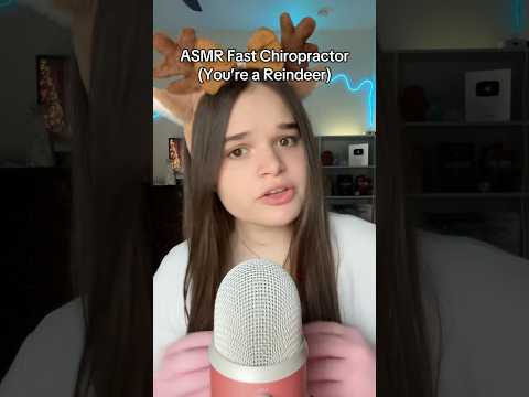 ASMR Reindeer Chiropractor Fixes Your Back! #tingles #asmrtriggers #asmrwhispering