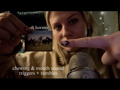 ASMR for when you're desperate for sleep! (mouth sounds, relaxing whispers, tapping) 🫐