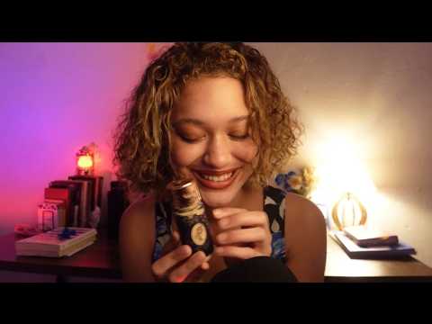 ASMR Fazendo sua maquiagem para um encontro (voz suave, atenção pessoal)