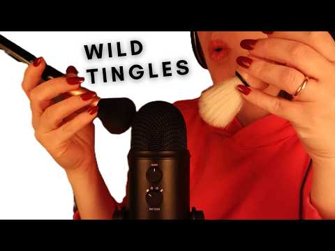 CHAOTIC BRUSHING ASMR 😵‍💫 Fast, Aggressive & Unpredictable Triggers| Soft Spoken for tingles 6 hours