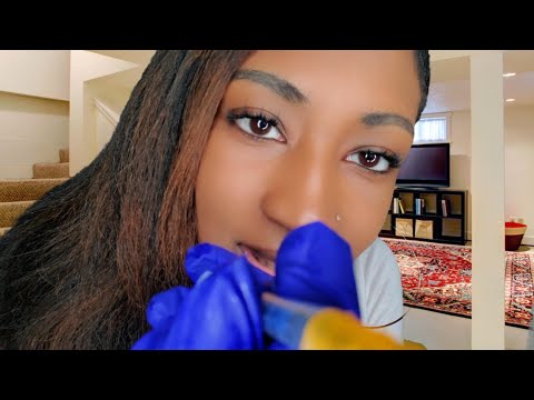 ASMR Roleplay | Girl Does Your Botox In Her Basement (Latex Gloves, Personal Attention, Whispering)