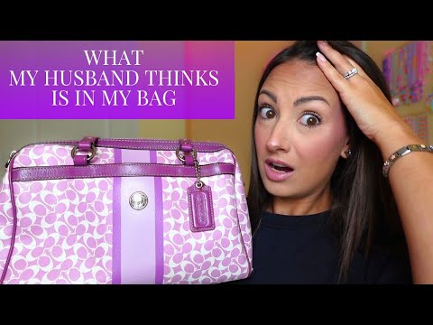 ASMR What My Husband Thinks Is In My Bag