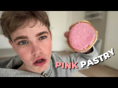 ASMR │ PINK Pastry & Soda Mukbang🩷🍧 (Tascam Microphone)