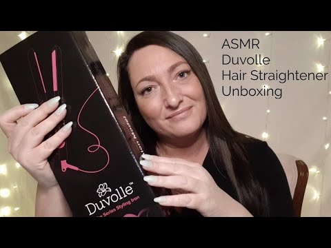 ASMR Duvolle Hair Straightener Unboxing(Whispered)