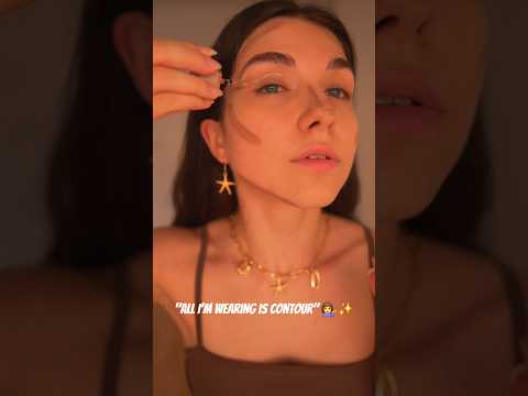 "All I'm wearing is contour" - ASMR whispers 💁‍♀️✨️ #asmr #shorts #sheglam