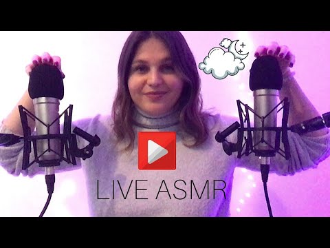 LIVE ASMR (de 21h à 23h00) 💓 💤 Viens dormir avec moi ! (multi-déclencheurs)