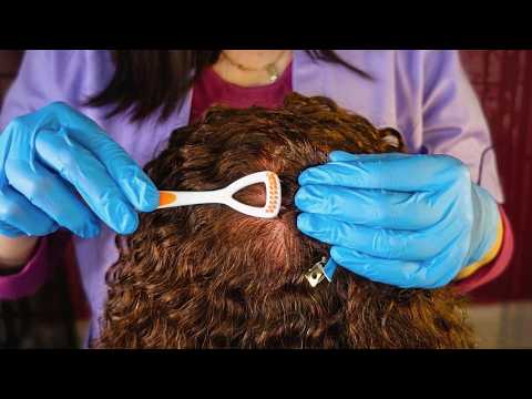 Itchy Scalp Check | Steam Therapy & pH Analysis (Whispered)