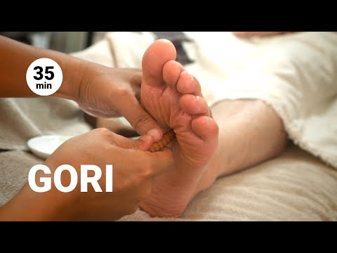 ごりごり足つぼ | 在宅系引きこもり社員 | めまい | 40代男性 | 左足