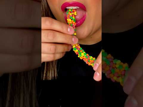 Trying Nerds Rope Candy Pt.2 #asmr #candy #crunchy #satisfying