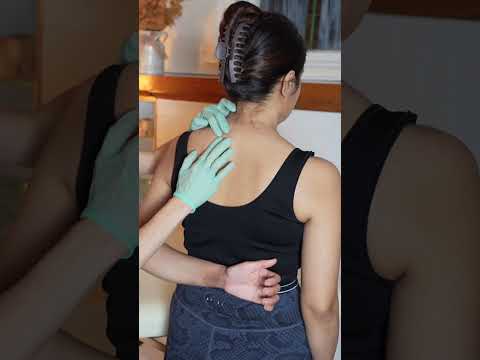 Asmr back exam #asmr #asmrsounds #asmrvideo #relaxing #relax #satisfying #satisfyingvideo #tingles