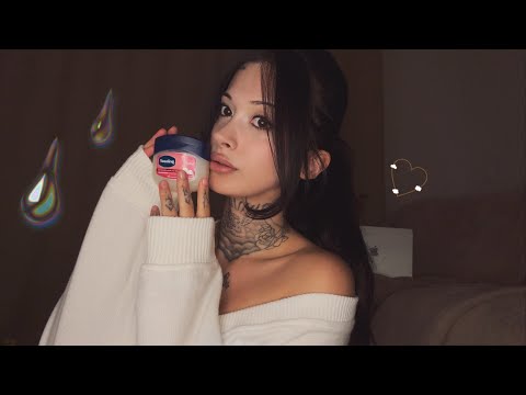 [türkçe asmr] tüm yüzüne vazelin sürüyorum 💦