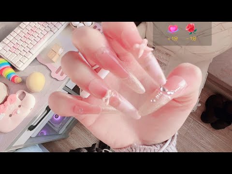 Calming Nail Sounds on Cute Figurines | Relaxing ASMR for Sleep