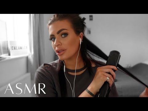 [ASMR] Straightening & Brushing My Hair 💇🏻‍♀️✨